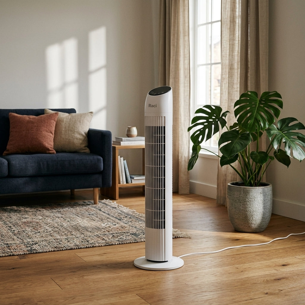 33in Oscillating Tower Fan with Remote