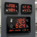 Wall-Mounted LED Thermometer & Hygrometer